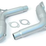 cp-e™ QKspl™ 2020+ Ford Explorer ST EcoBoost Cast Bellmouth Downpipe ECOf™ by GESI® Catted Downpipe