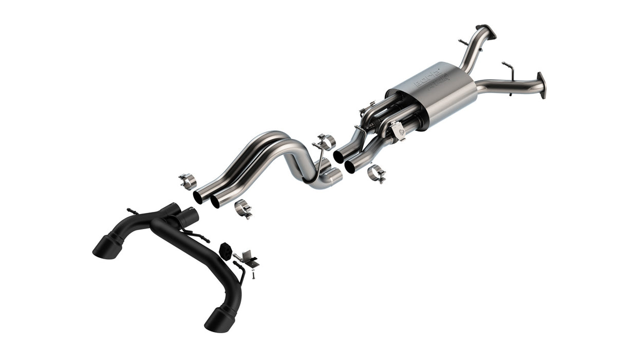 Borla 22-24 Ford Bronco Raptor V6 Turbo AT 2WD / 4WD ATAK Catback Exhaust w/ 4in Tips