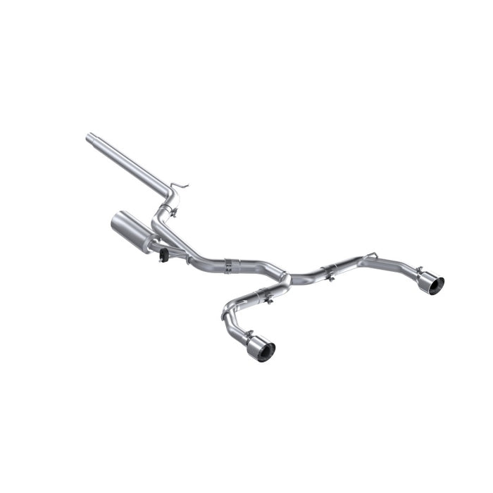 MBRP 2022-2024 Volkswagen Golf GTI MK8 T304 SS 3in Cat-Back Exhaust 2.5in Dual Split Rear