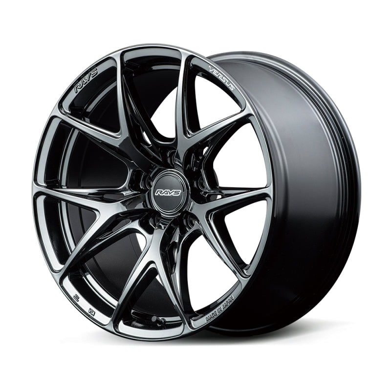 Versus VV21S 18X8.0 +45 5-108 - Jet Black