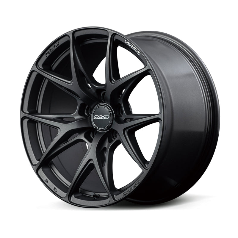 Versus VV21S 20X8.5 +45 5-108 Jet Black