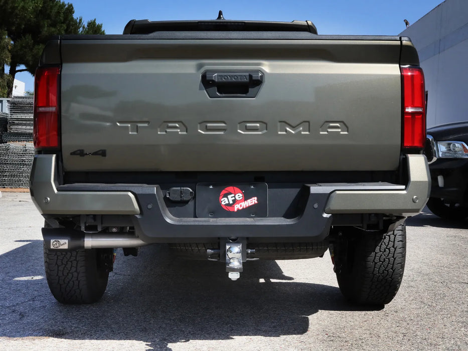 aFe 2024 Toyota Tacoma L4 2.4L Apollo Series 2.5-3in 409 SS Steel Cat-Back Exhaust w/Black Tips