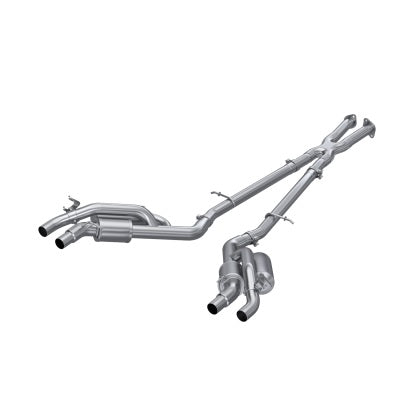 2.5" Cat-Back, 2022-2023 Kia Stinger 3.3L, AWD/RWD, Dual Split Rear, Quad Outlet, Active Exhaust, T304 Stainless Steel