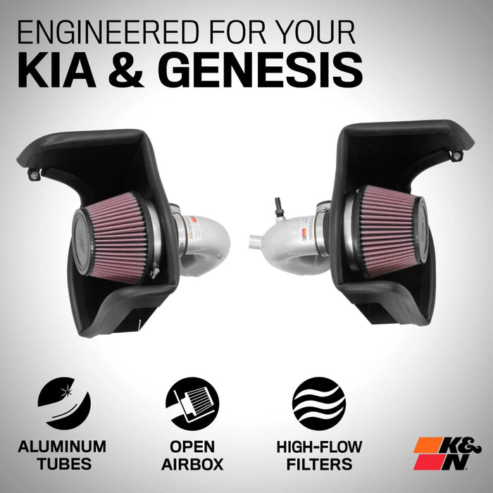 K&N 2018 Kia Stinger 3.3L Turbo Typhoon Air Intake