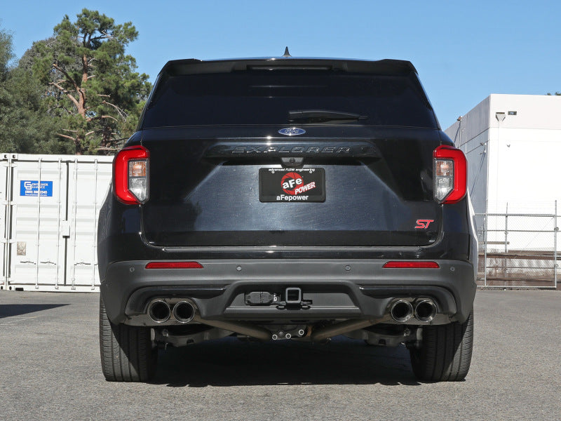 aFe MACH Force-Xp 2.5in. 304 SS C/B Exhaust 20-23 Ford Explorer V6-3.0L - Polished Tip