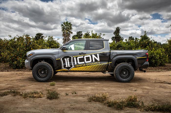 ICON 2024+ Toyota Tacoma 1.25in-3in Stage 3 Suspension System Tubular w/ Triple Rate Spring