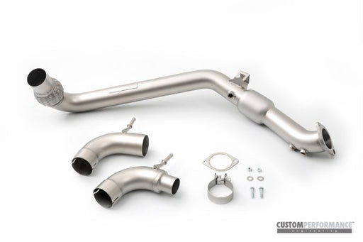 cp-e™ QKspl™ Ford Mustang EcoBoost ECOf™ by GESI® Catted Downpipe