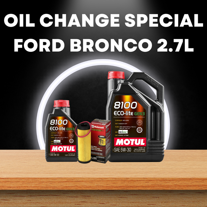 Panda Motorworks Ford Bronco Oil Change Special (2.7)