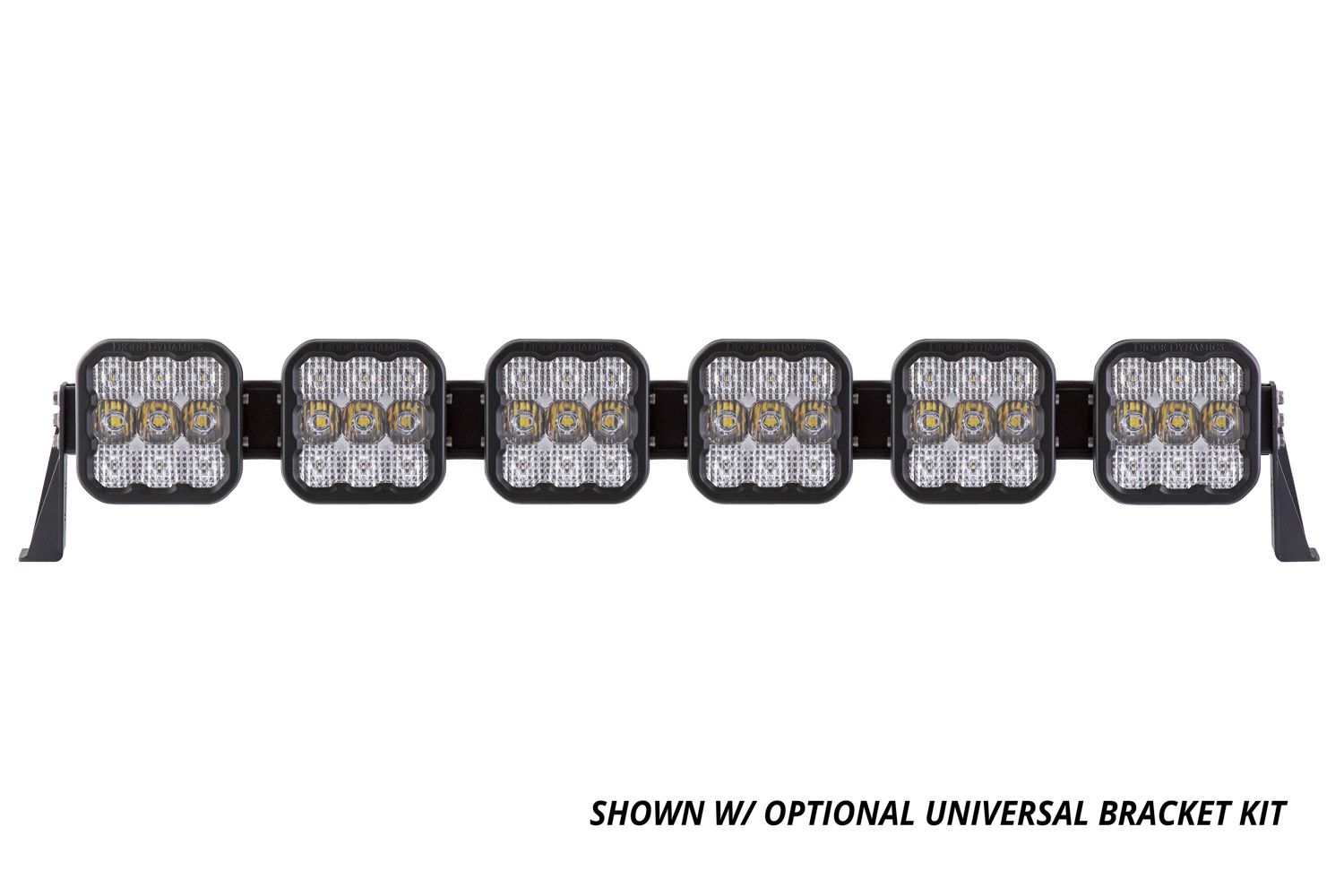 Diode Dynamics SS5 CrossLink 6-Pod LED Light Bar w/Universal Bracket Kit