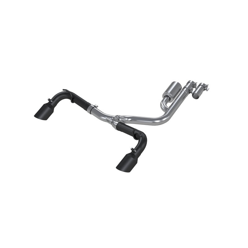 MBRP 2021+ Ford Bronco Sport (1.5L / 2.0L EcoBoost) 2.5in Res-Back Exhaust - Dual Rear - Alum. Steel Black