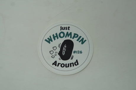 Panda Motorworks - "Just WHOMPIN Around" Sticker - #126 Rally Team - Panda Motorworks