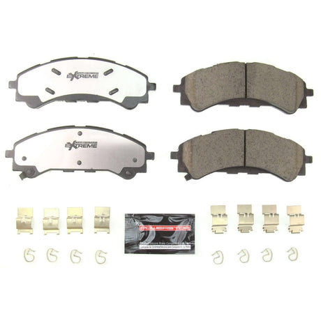 PowerStop - Power Stop 19 - 24 Ford Ranger Rear Z36 Truck & Tow Brake Pads w/Hardware - Panda Motorworks