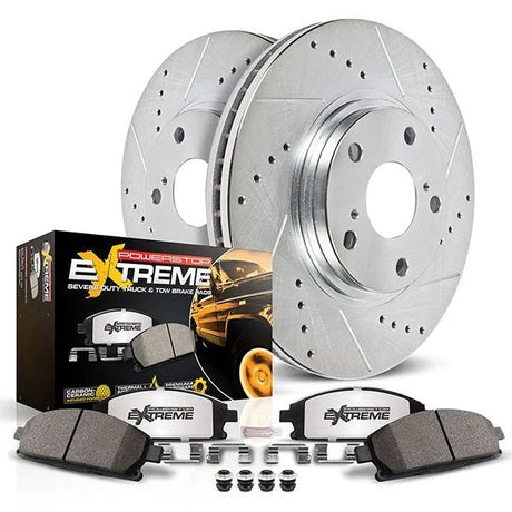 PowerStop - Power Stop 21 - 2024 Ford Bronco Front Z36 Truck & Tow Brake Kit - Panda Motorworks