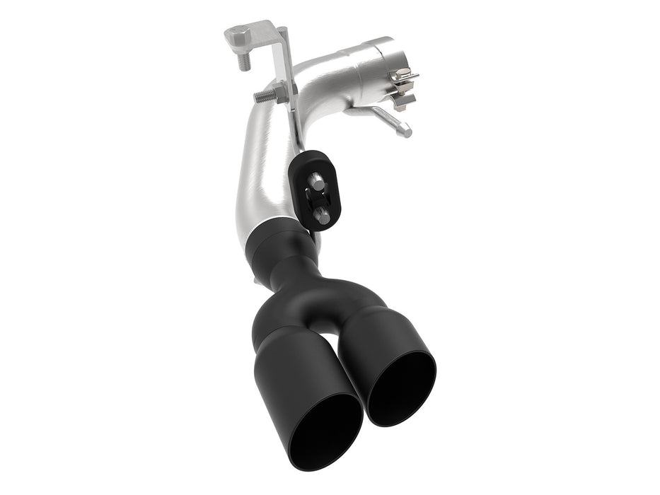 Rebel Series 3" 304 Stainless Steel Muffler Delete Exhaust System