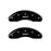 MGP 4 Caliper Covers Engraved Front & Rear MGP Black finish silver ch