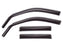 WeatherTech 2015 Volkswagen Golf Front and Rear Side Window Deflectors - Dark Smoke