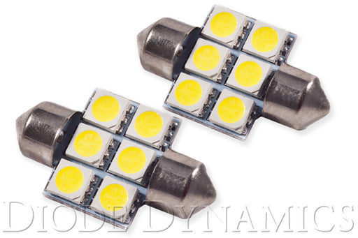 31mm SMF6 LED Bulb Amber Pair Diode Dynamics