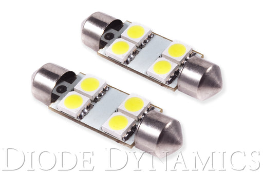 39mm SMF4 LED Bulb Green Pair Diode Dynamics