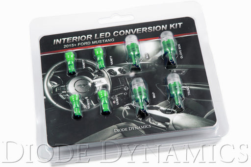 Mustang Interior Light Kit 15-17 Mustang Stage 1 Green Diode Dynamics