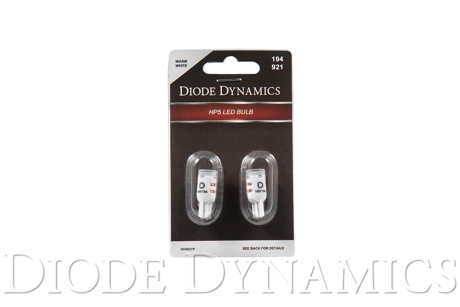 194 LED Bulb HP5 LED Warm White Short Pair Diode Dynamics