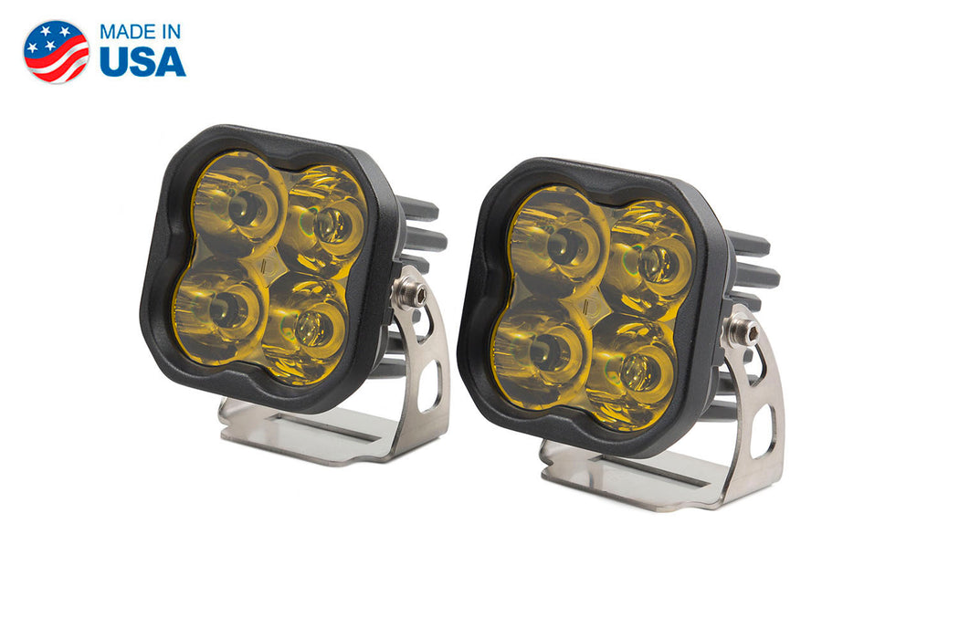 Worklight SS3 Pro Yellow Spot Standard Pair Diode Dynamics