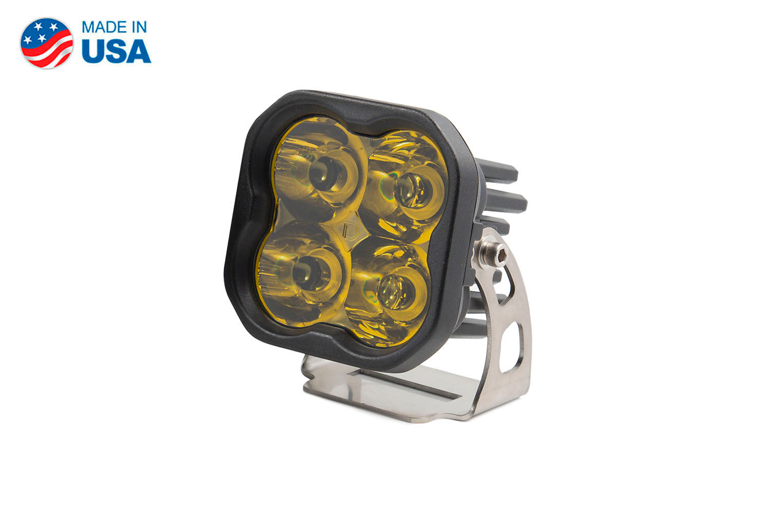 Worklight SS3 Pro Yellow Spot Standard Single Diode Dynamics