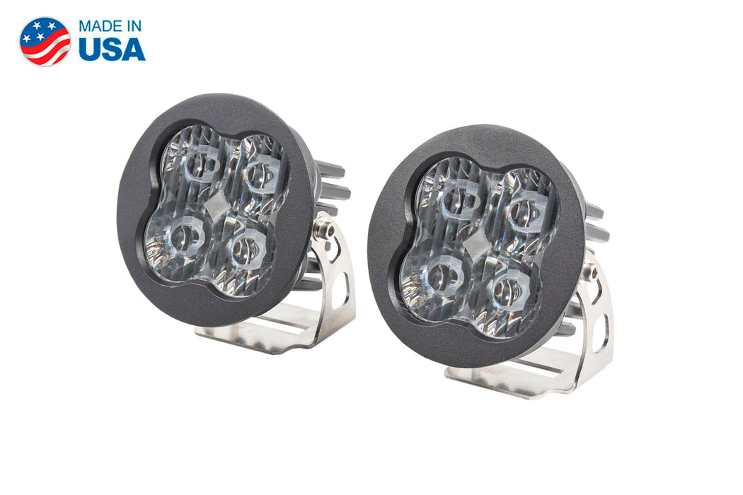 Worklight SS3 Sport White SAE Driving Round Pair Diode Dynamics