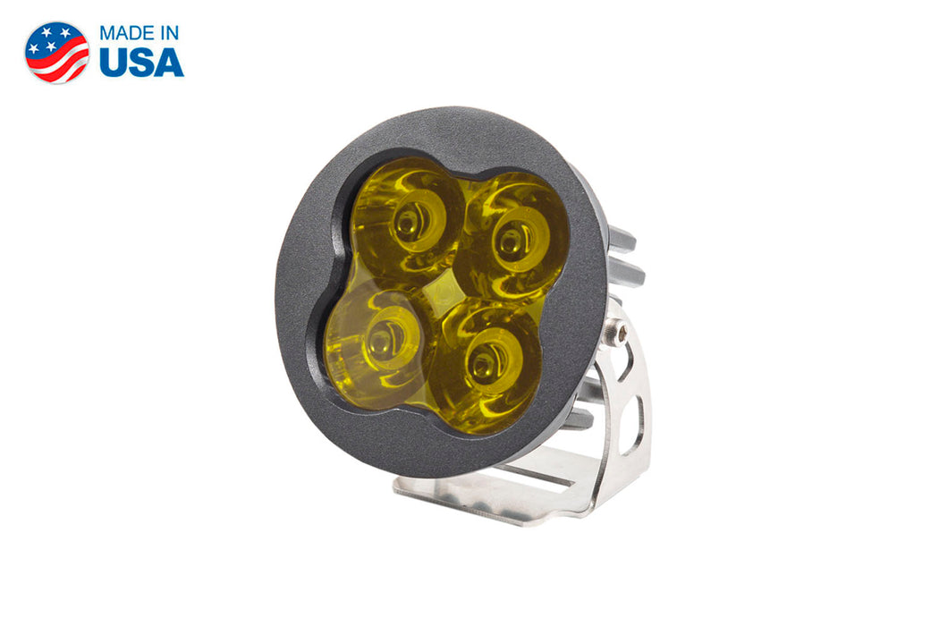 Worklight SS3 Sport Yellow Spot Round Single Diode Dynamics