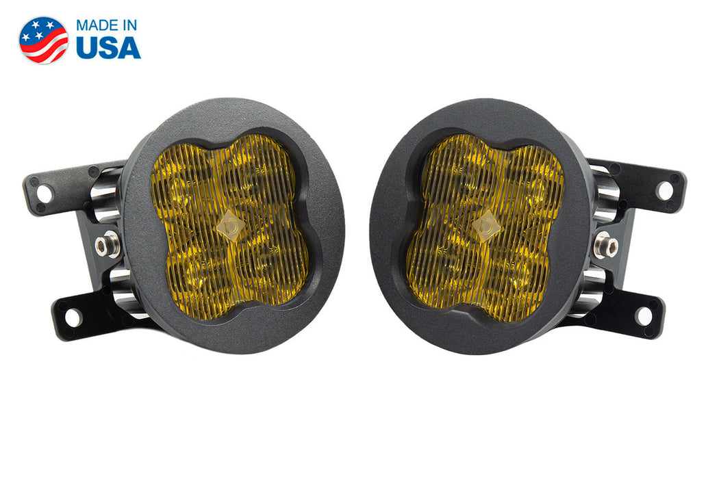 SS3 LED Fog Light Kit for 2005-2007 Ford Freestyle Yellow SAE/DOT Fog Sport Diode Dynamics