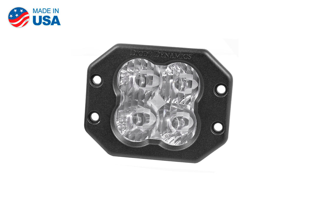 Worklight SS3 Sport White SAE Driving Flush Single Diode Dynamics