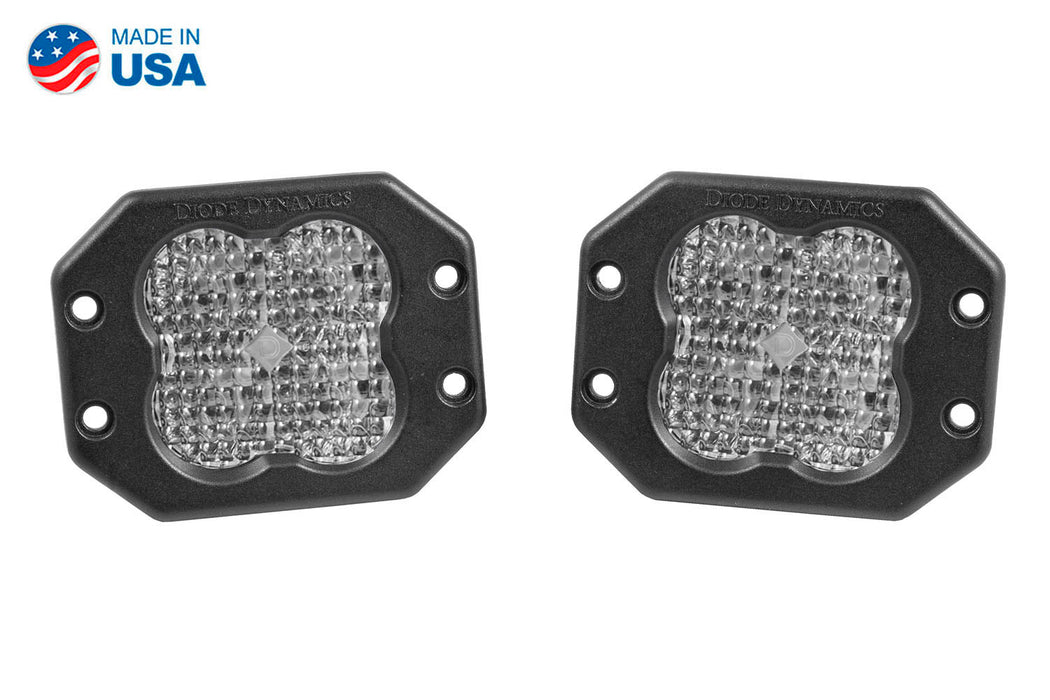 Worklight SS3 Sport White Flood Flush Pair Diode Dynamics