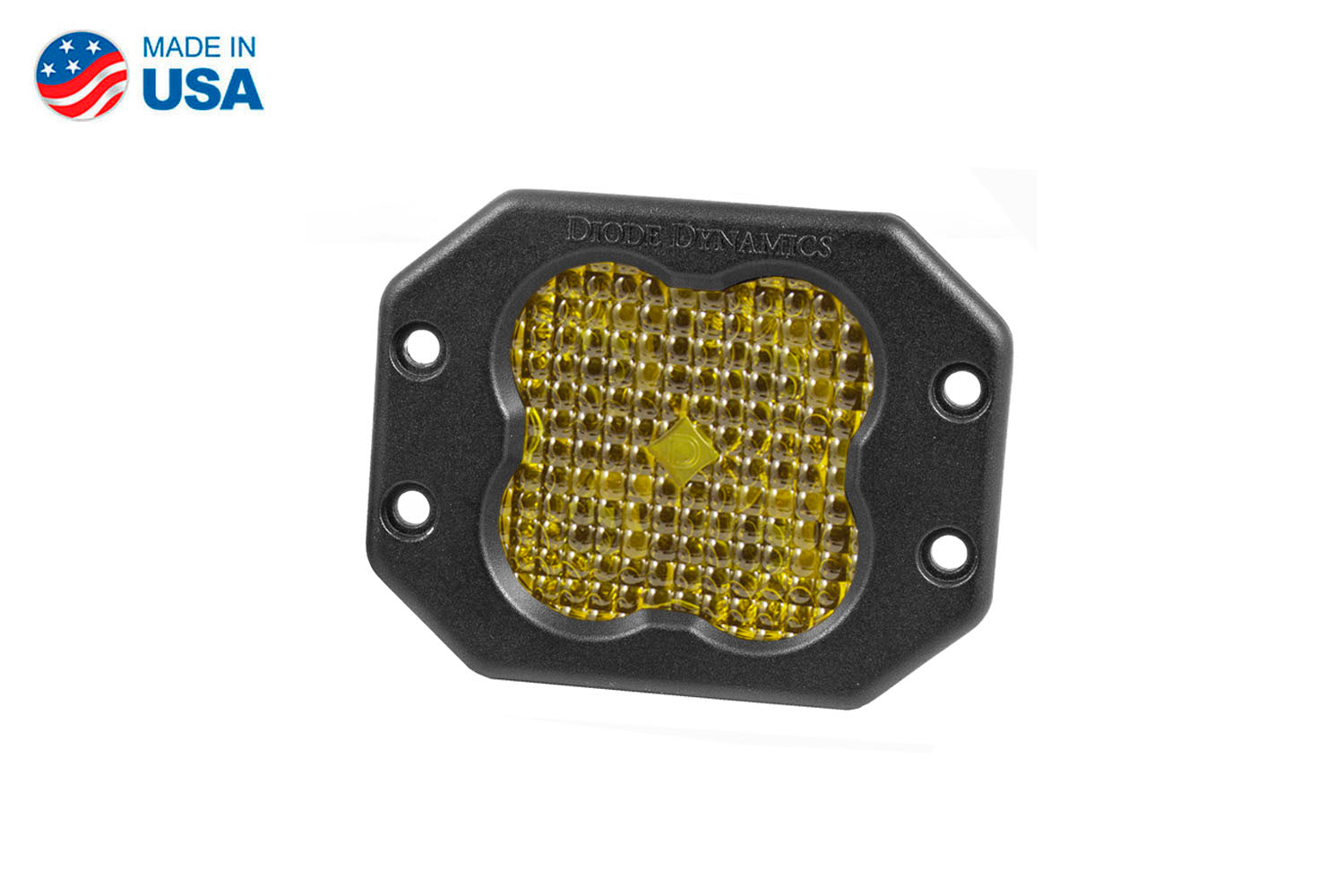 Worklight SS3 Sport Yellow Flood Flush Single Diode Dynamics