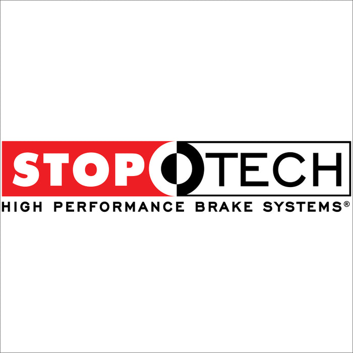 StopTech Sport Slotted 11-17 Hyundai Elantra Rear Left Slotted Rotor