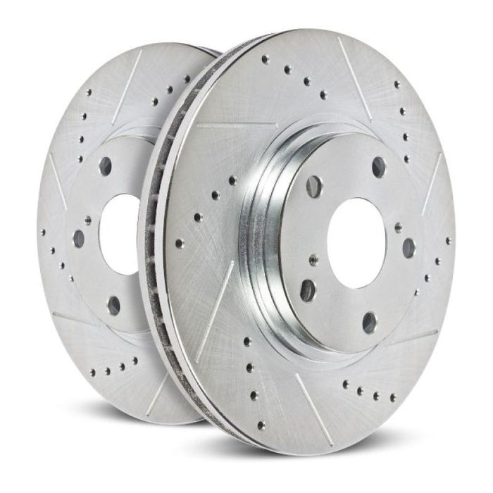 Power Stop 11-19 Hyundai Elantra Rear Evolution Drilled & Slotted Rotors - Pair