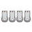 McGard SplineDrive Lug Nut (Cone Seat) M14X1.5 / 1.648in. Length (4-Pack) - Chrome (Req. Tool)