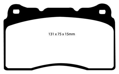 EBC - EBC 04 - 05 Cadillac CTS - V 5.7 Bluestuff Front Brake Pads - Panda Motorworks