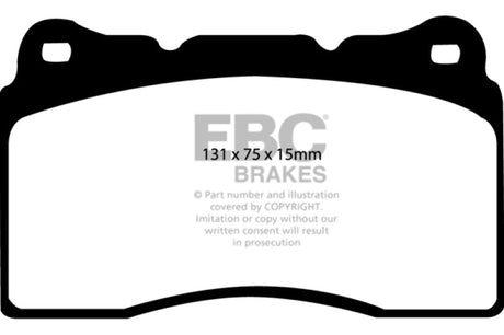 EBC - EBC 04 - 05 Cadillac CTS - V 5.7 Bluestuff Front Brake Pads - Panda Motorworks