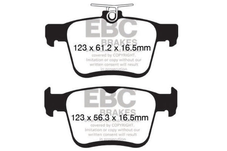 EBC - EBC 2015+ Volkswagen GTI/Golf R (Mk7) Bluestuff Rear Brake Pads - Panda Motorworks