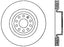 StopTech Drilled Sport Brake Rotor