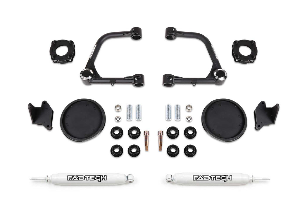 Fabtech 2022 Toyota Tundra 3″ UNIBALL UCA LIFT KIT – FRONT SHOCK SPACERS & REAR COIL SPRING SPACERS W/ REAR PERFORMANCE SHOCKS