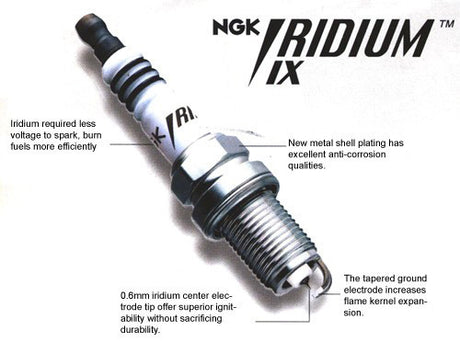 NGK one step colder Spark Plugs (LTR7IX-11) - Panda Motorworks