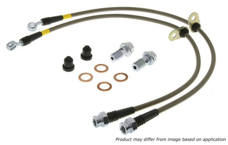 Stoptech - StopTech 2015 VW Golf (MK7) Front Stainless Steel Brake Line Kit - Panda Motorworks