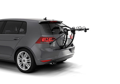 Thule - Thule Gateway Pro 2 Hanging - Style Trunk Bike Rack w/Anti - Sway Cages (Up to 2 Bikes) - Black - Panda Motorworks