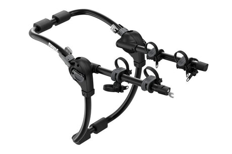 Thule - Thule Gateway Pro 2 Hanging - Style Trunk Bike Rack w/Anti - Sway Cages (Up to 2 Bikes) - Black - Panda Motorworks