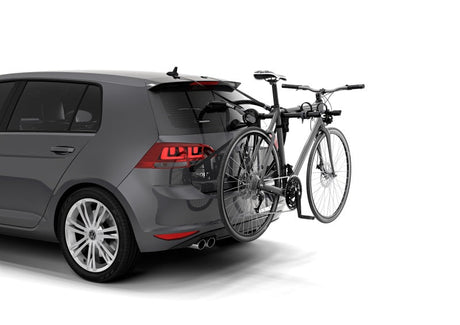 Thule - Thule Gateway Pro 2 Hanging - Style Trunk Bike Rack w/Anti - Sway Cages (Up to 2 Bikes) - Black - Panda Motorworks