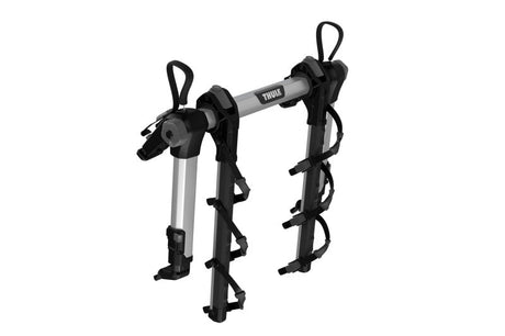 Thule - Thule OutWay Hanging - Style Trunk Bike Rack (Up to 3 Bikes) - Silver/Black - Panda Motorworks